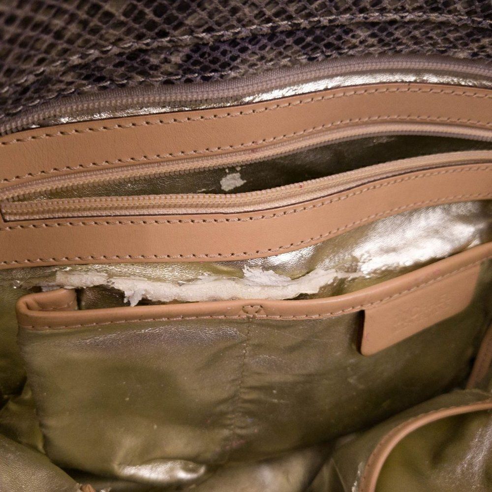 Michael Kors Jet Set Tote Python Print - Picture 6 of 6